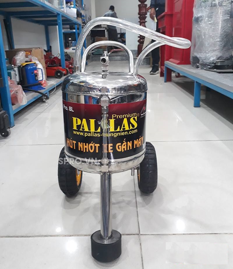 Bình Hút Dầu Xe Máy Inox Pallas Cao Cấp - Dung Tích 8L
