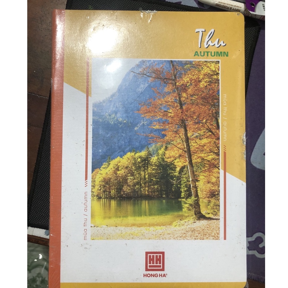 10 quyển vở 72 trang kẻ ngang hồng hà - ms: 1004