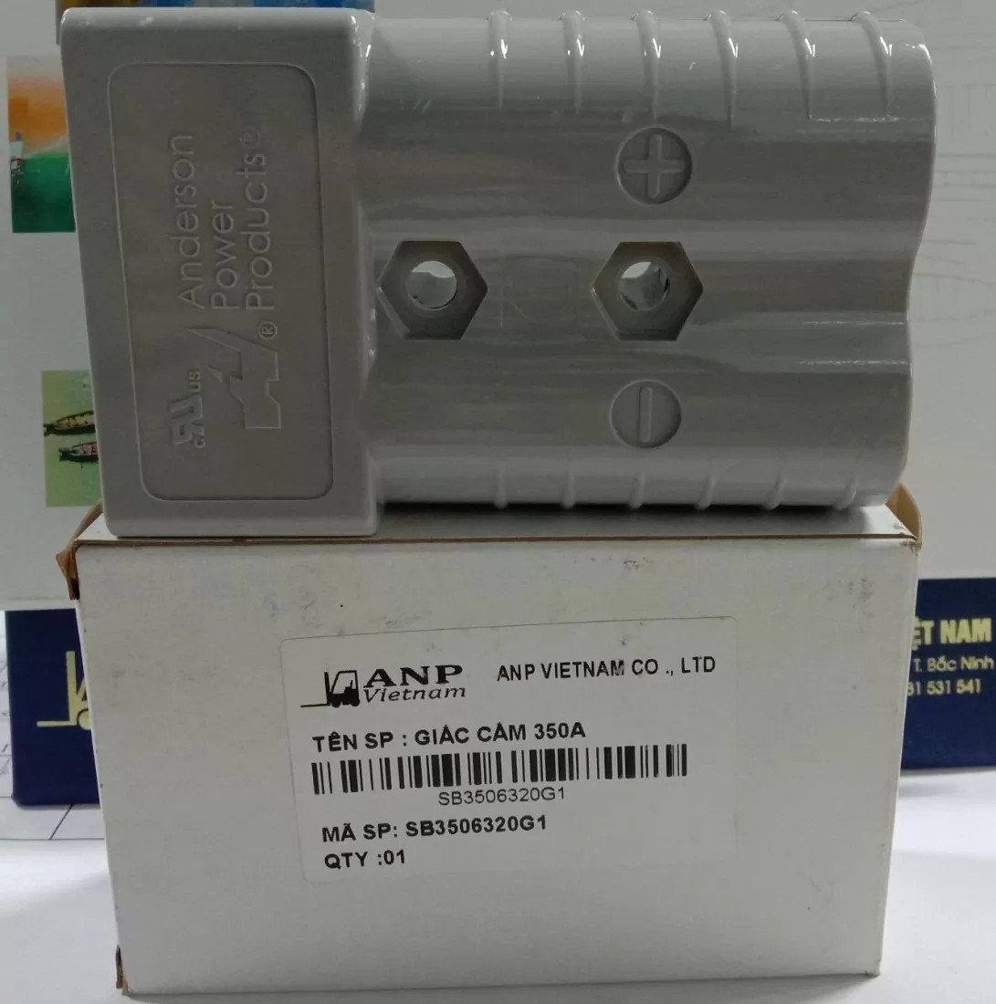 Charger connector for electric forklift 350a-600v