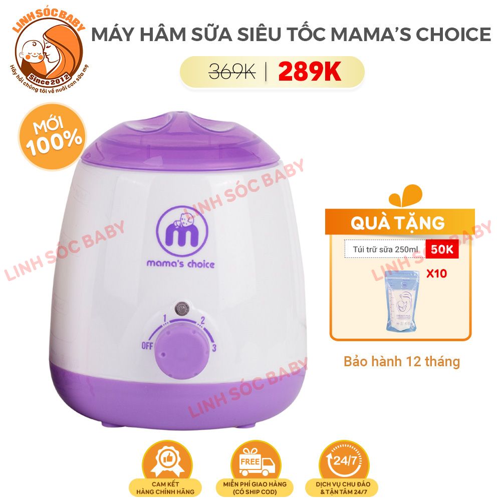 Máy hâm sữa siêu tốc đa chức năng Mama s Choice