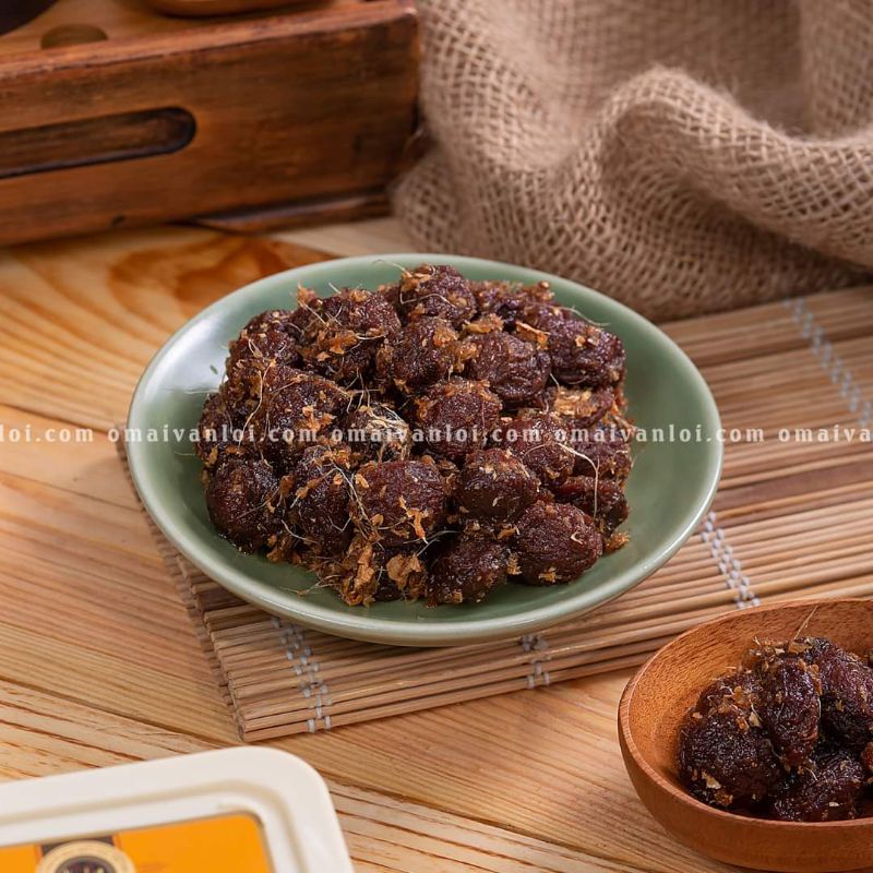 Ô mai vạn lợi - mơ xào cổ điển chua mặn ngọt - hộp 350gr / 500gr