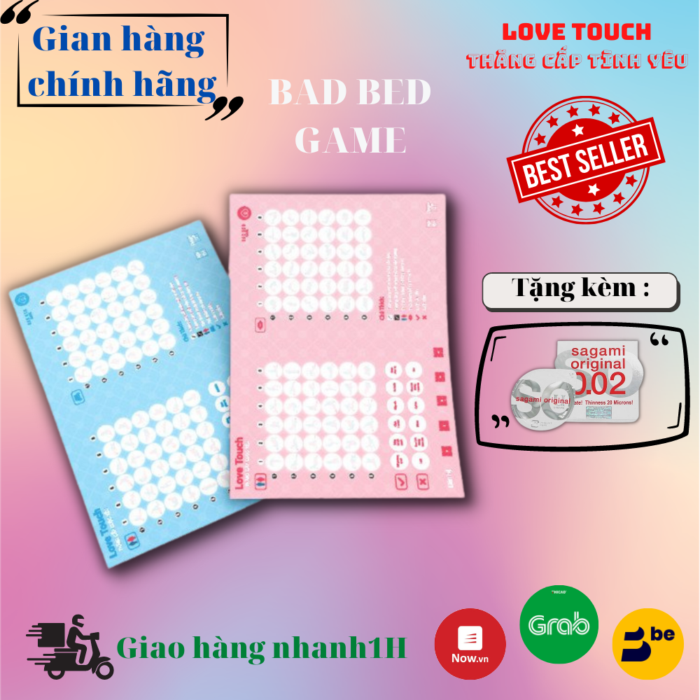 Bảng game Bad Bed trò chơi drinking game nâng tầm cảm xúc cho các cặp đổi yêu nhau - LOVETOUCH