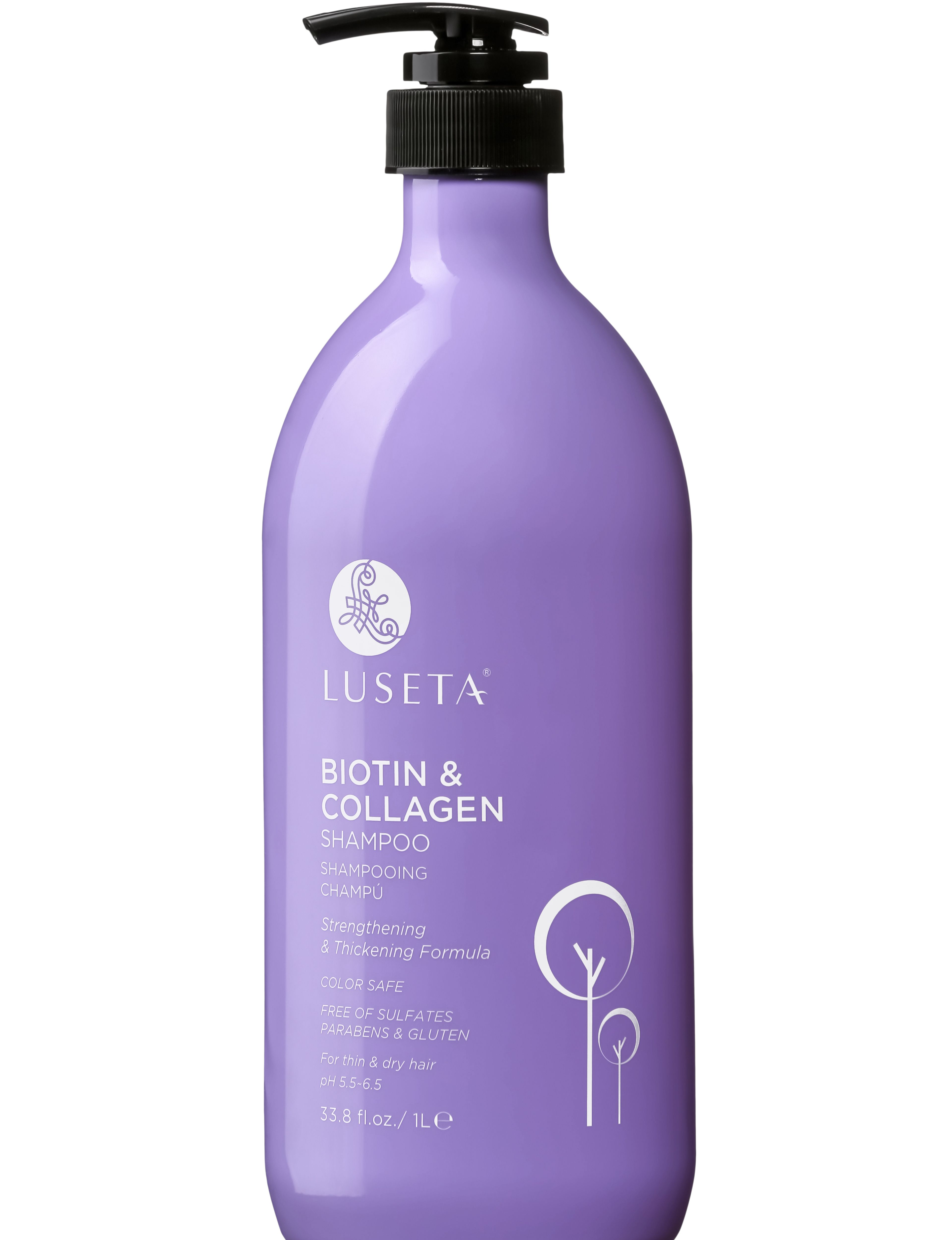 DẦU GỘI VÀ DẦU XẢ LUSETA BIOTIN & COLLAGEN 1000ML