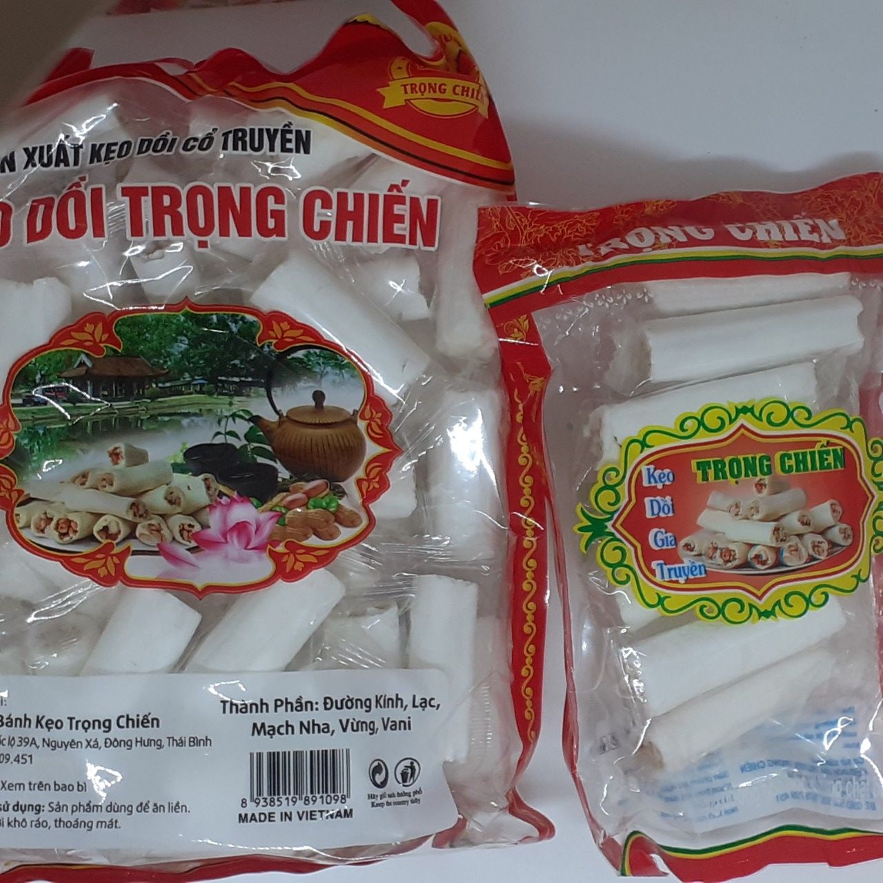 KẸO DỒI 450G KẸO GIA TRUYỀN ĐẶC SẢN THÁI BÌNH  LÀ LOẠI KẸO NHÂN ĐẬU PHỘNG ( LẠC) , KẸO KÉO
