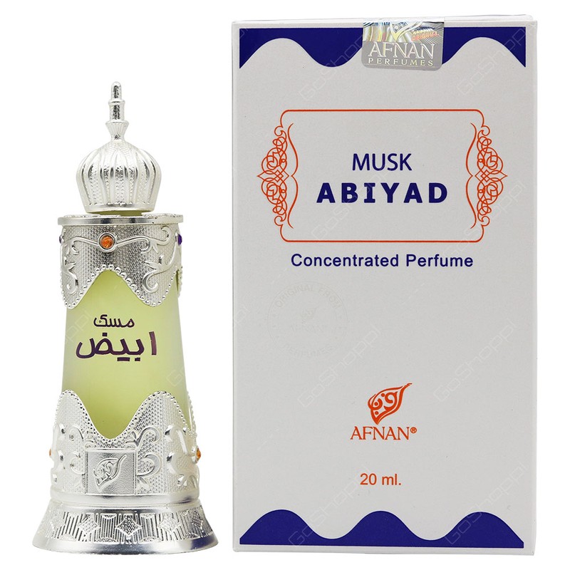 Tinh dầu nước hoa Dubai Musk Abiyad 20ml mát mẻ trẻ trung