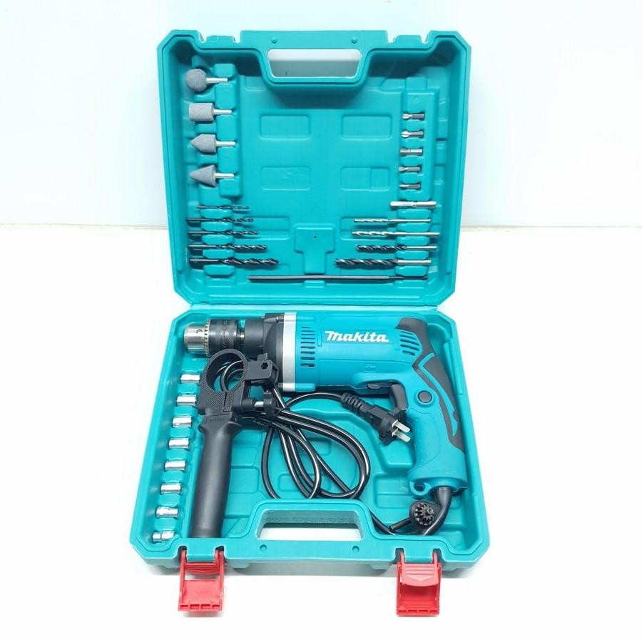 Máy khoan makita 13re + 21 chi tiết 2019