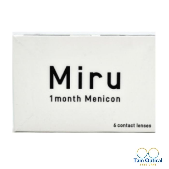 Miru 1 month Menicon 1piece/1chiếc silicon hydrogel - kính áp tròng không màu hàng tháng