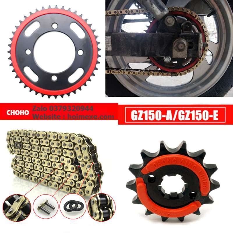 Bộ nhông sên dĩa Suzuki Gz150a cao cấp