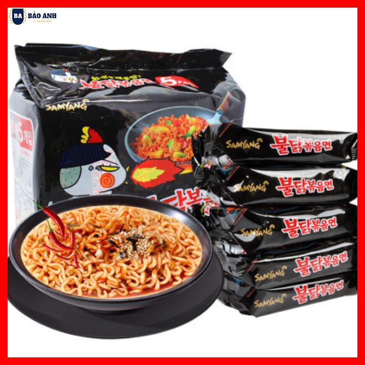 [COMBO 10 GÓI ] MÌ GÀ CAY KHÔ SAMYANG HÀN QUỐC - ĂN VẶT SIÊU NGON