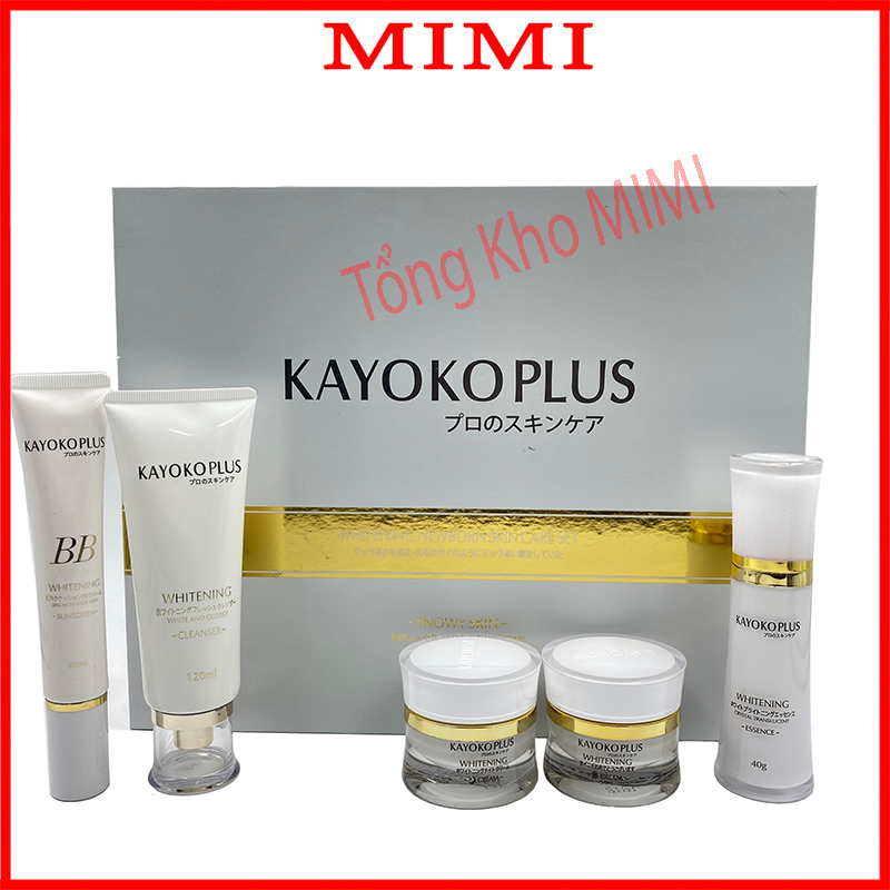 Bộ Mỹ Phẩm Kayoko Plus [ Mua 1 Tặng 1 ] ( tặng máy massage )  Xóa Mờ Nám Tàn Nhang Dưỡng Trắng Da Tổng Kho MiMi