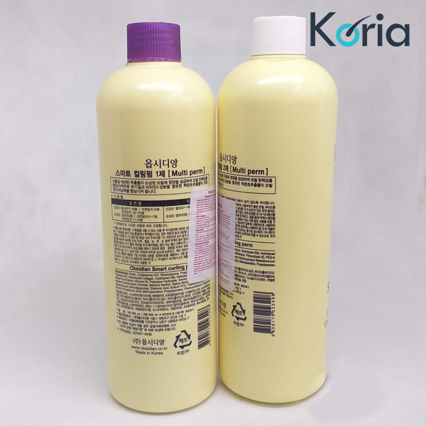 Kem uốn cao cấp 3D Colagen Obsidian mùi thơm - chai dập ( số 2 ) - 500ml