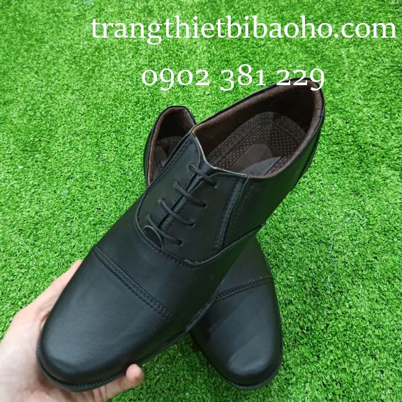 Giày bảo vệ màu đen kiểu xỏ giả dây - DA02
