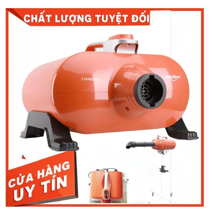 Máy sấy cao cấp Shernbao 3000w cho thú cưng chó mèo 2 motor