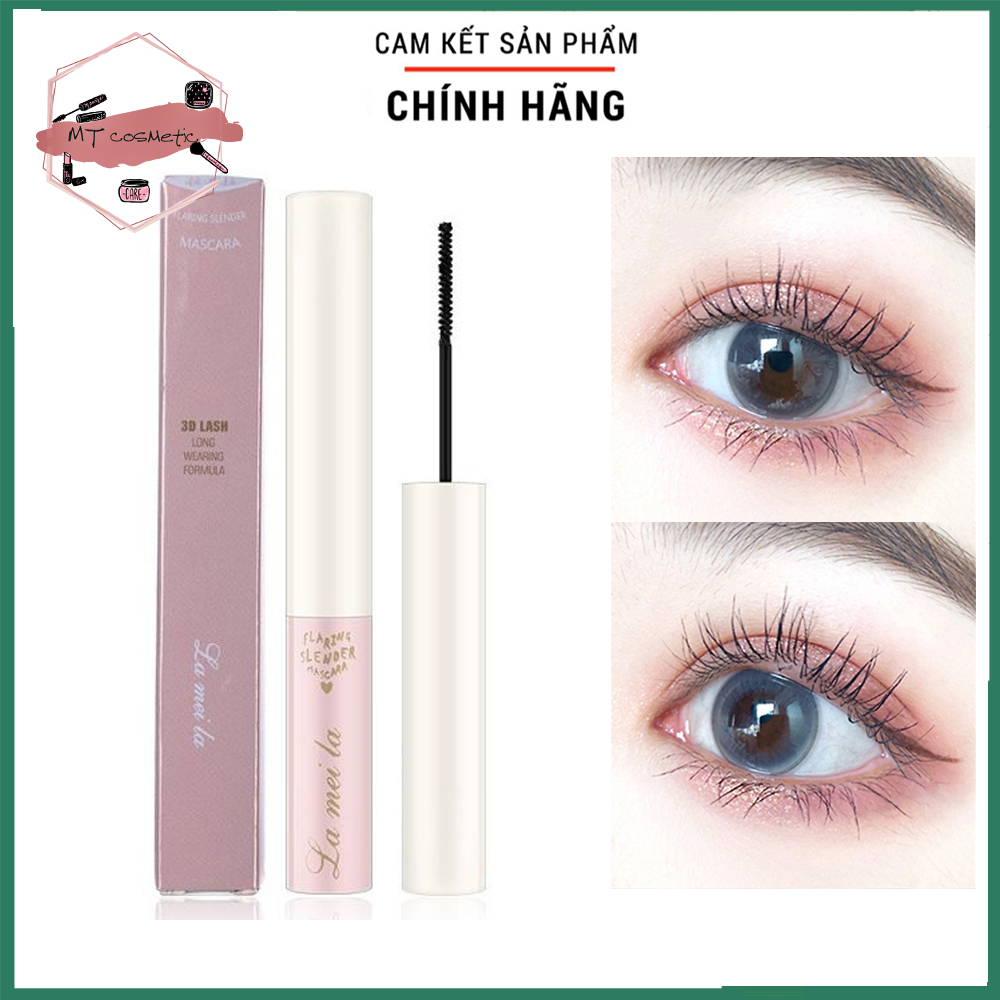 [HCM][Chính hãng Nội Địa Trung] Chuốt Mi Mascara chống trôi. Siêu Mảnh Và Tơi Mi Lameila Skinny Microcara Vỏ Hồng