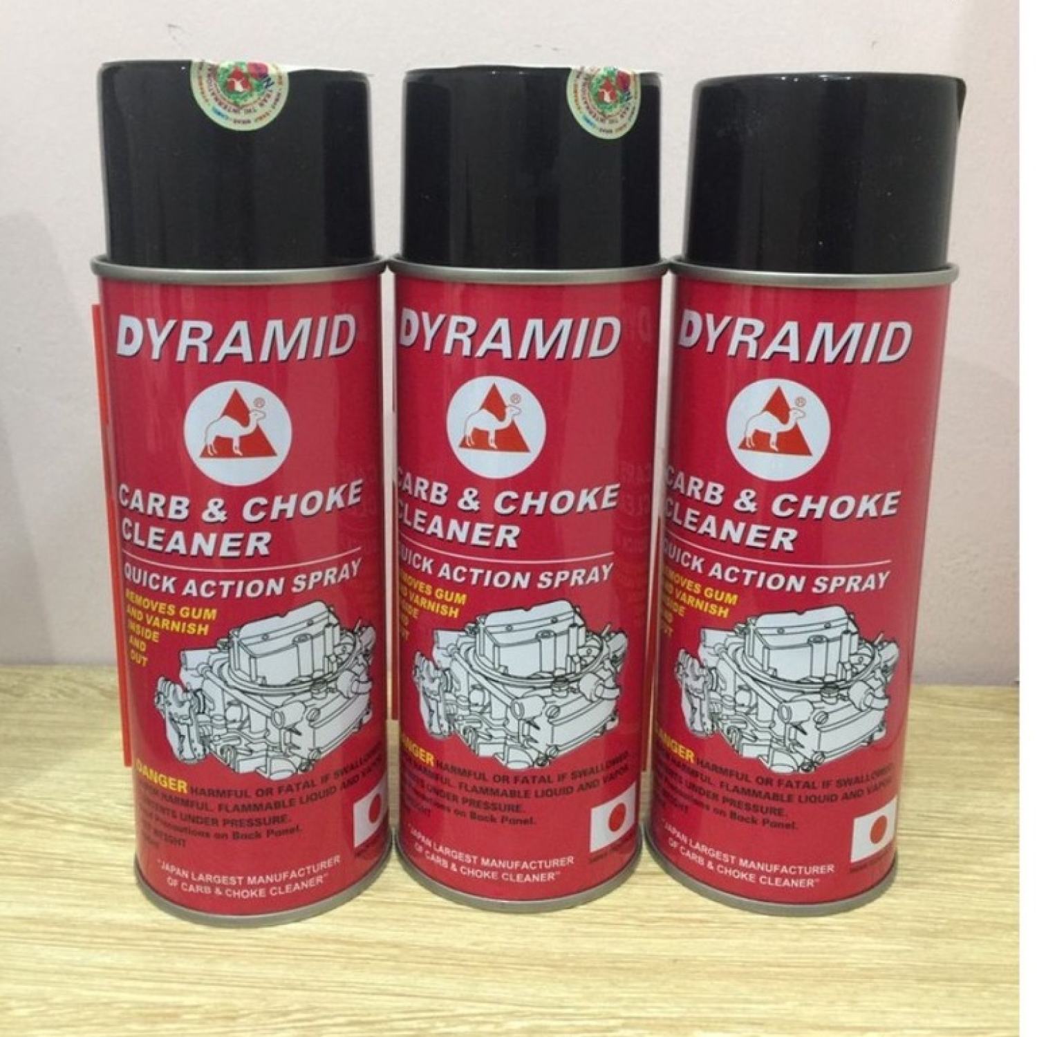 Bình xịt chế hòa khí xe máy & ô tô dyramid - bình xịt chế lạc đà