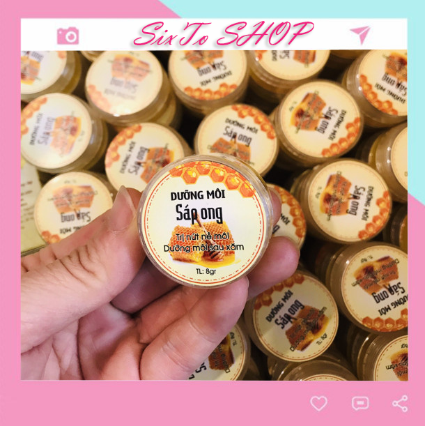 Dưỡng môi sáp ong Handmade - Dưỡng môi Handmade chính hãng