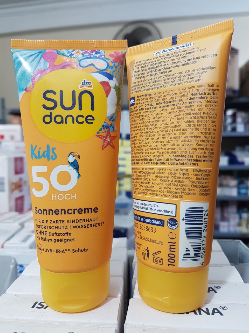 Kem chống nắng trẻ em sundance kids 50 hoch của đức