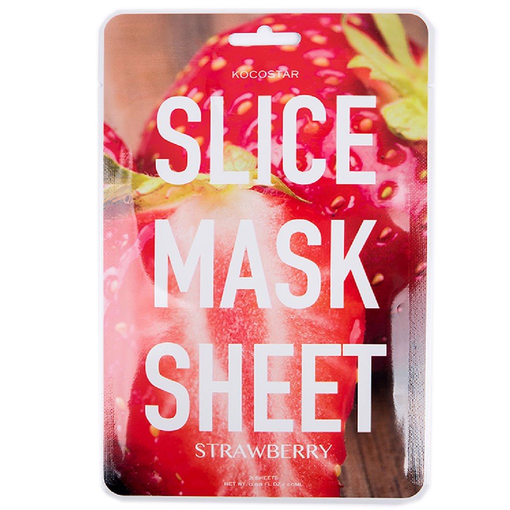 Mặt nạ lát dâu kocostar kocostar’s strawberry slice mask sheet