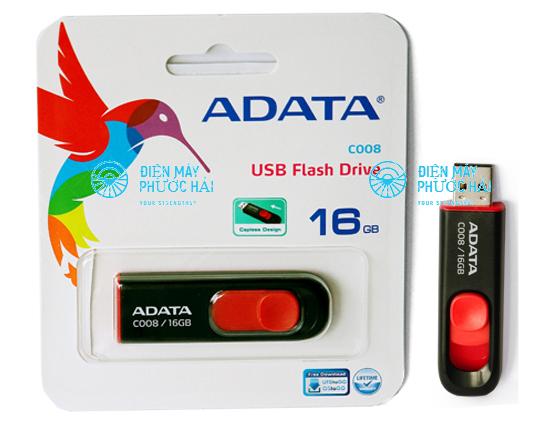 Usb adata c008 16gb -chính hảng adata, dùng cho thợ làm phim