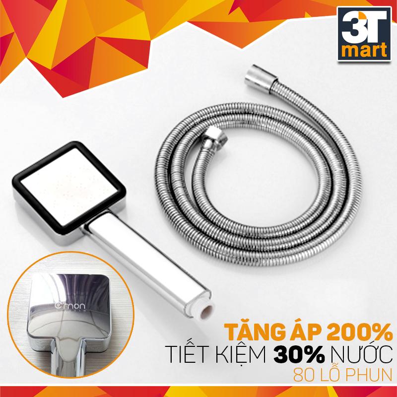 Bộ vòi sen tăng áp 200% cmon ts-06 + dây sen