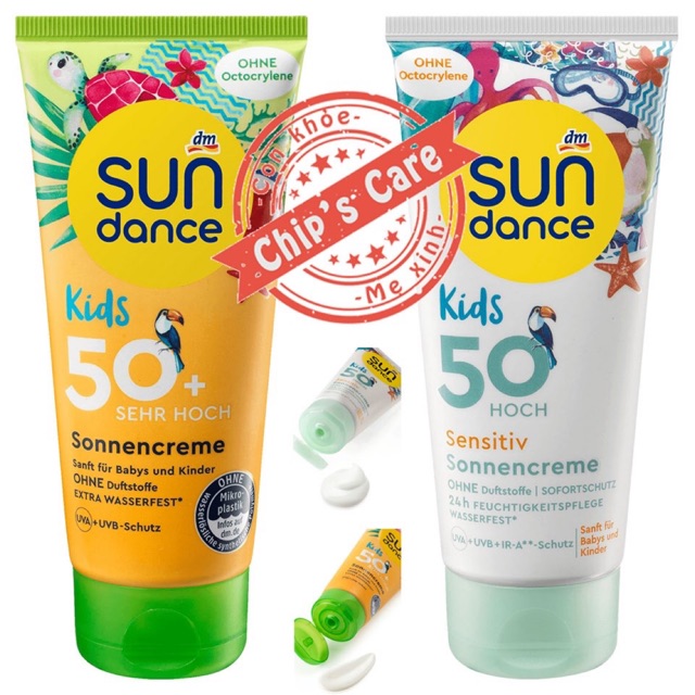 Kem chống nắng Sun Dance sundance Đức cho trẻ em