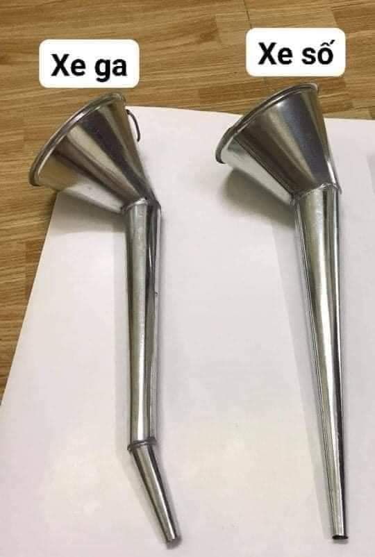 Phễu rót dầu xe số tiện lợi, bền không rỉ