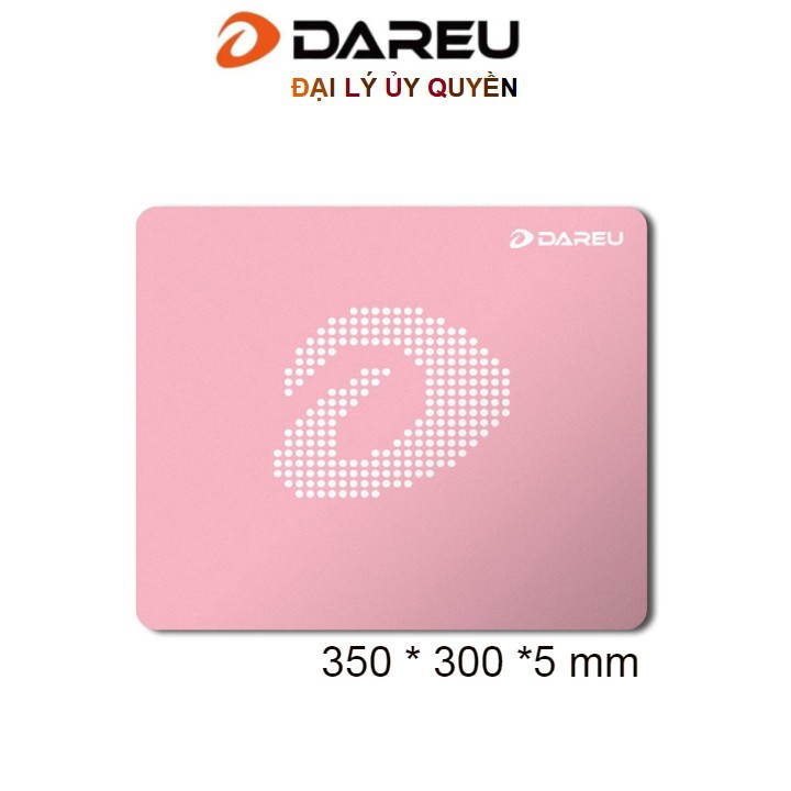 Bàn di chuột Dareu ESP101 Hồng - Đen (350x300x5mm) TechNope