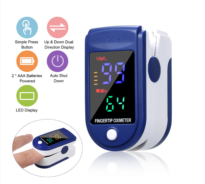 Máy đo nhịp tim nòng độ oxy trong máu lk87