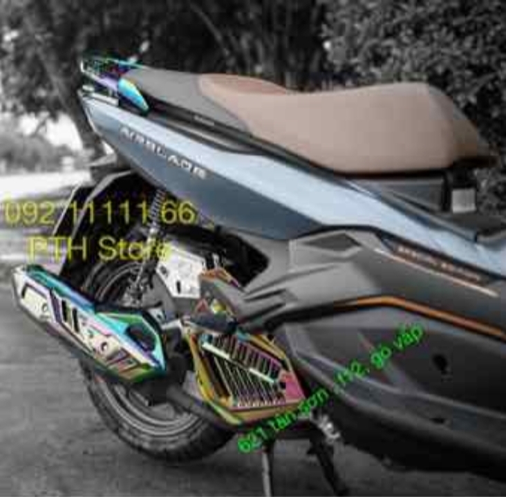 Ốp pô phủ nano 7 màu cho honda air blade 2020