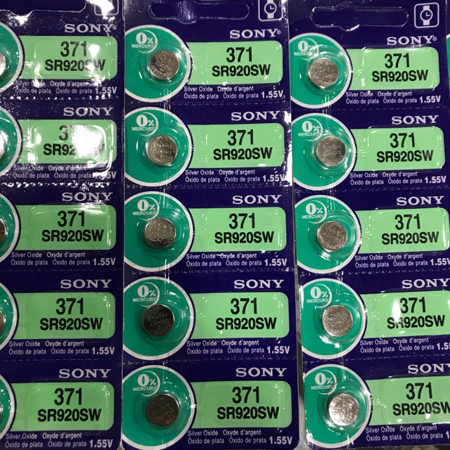 Pin đồng hồ đeo tay Sony SR626, SR621, SR720, SR920, SR927 dùng trên hầu hết các đồng hồ đeo tay 1 viên