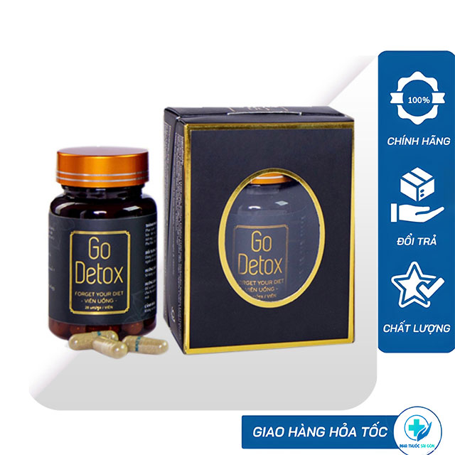 Trà giảm cân go detox - trà giảm cân godetox -100 % chính hãng