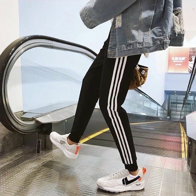 [HCM]QUẦN JOGGER PHỐI 3SỌC BÓ ỐNG PHONG CÁCH THỂ THAO NAM NỮ  BTQ678