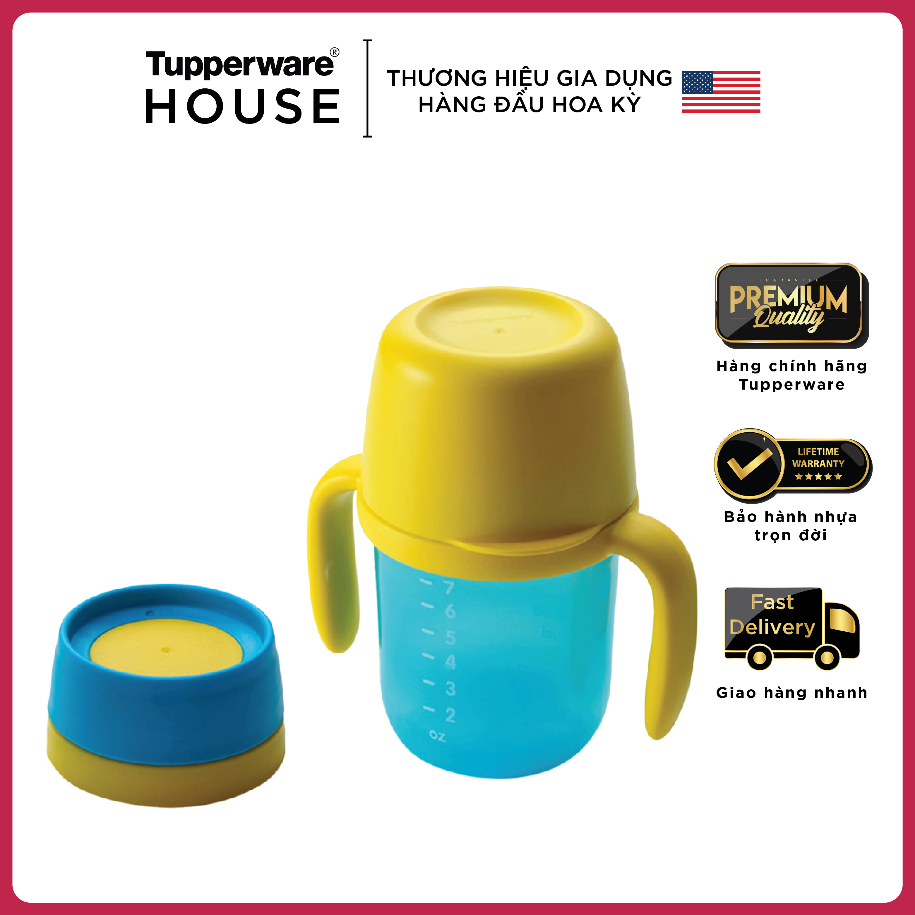 Bình tập uống Tupperware Twinkle sippy 250ml