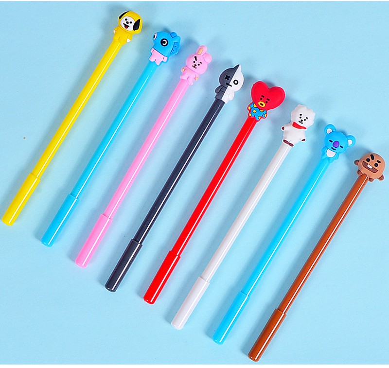 [HCM]Bút mực nước BTS ( Tặng kèm 1 ruột bút)