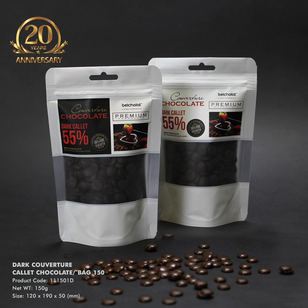 Dark Couverture Callet Chocolate Bag 150g