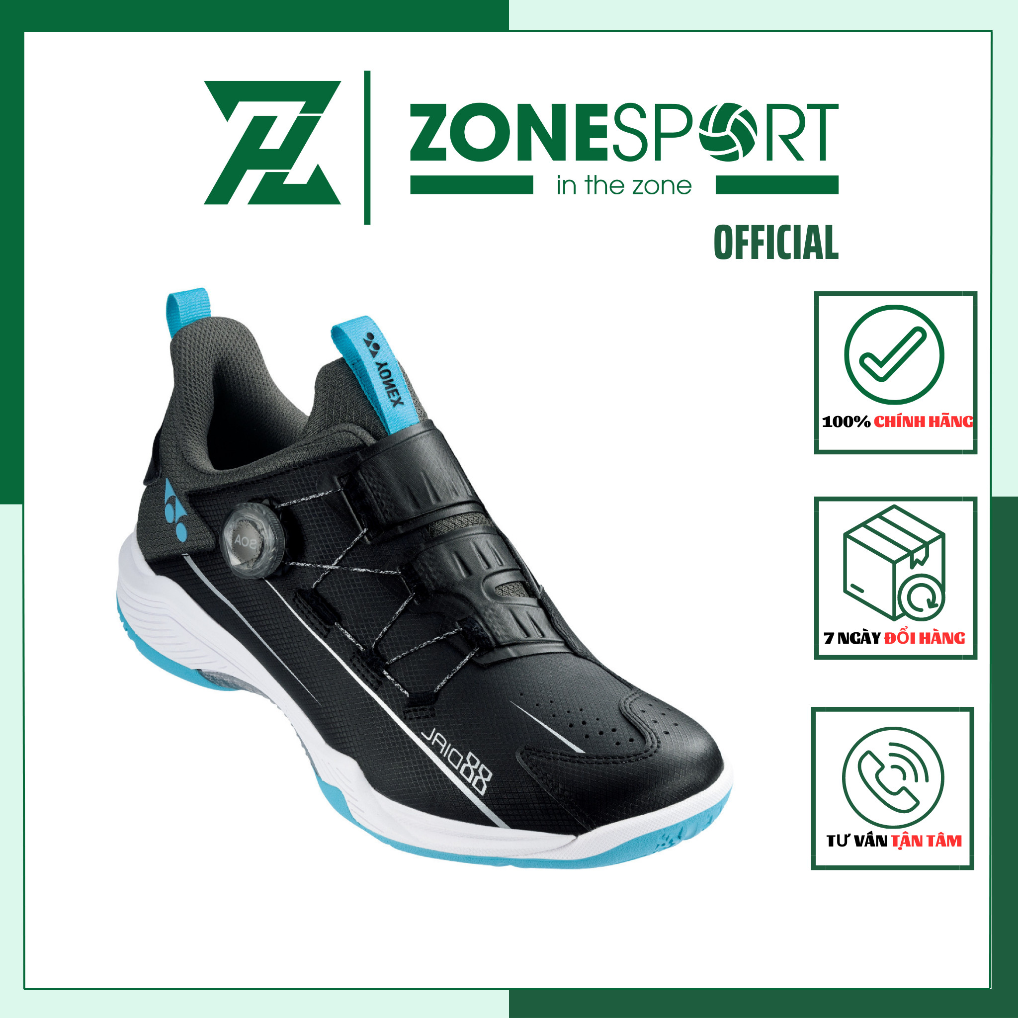 Giày Cầu Lông Yonex SHB 88D2Đen