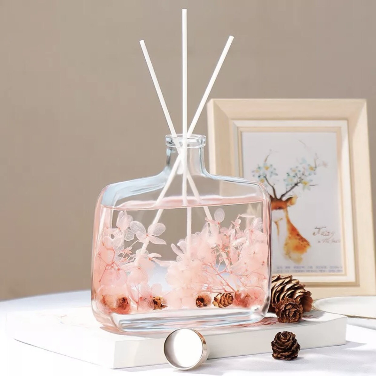 Tinh dầu thơm phòng 100ml Hương Liệu Thiên Nhiên Tự Khuếch Tán Tinh dầu thiên nhiên để phòng ngủ, toilet, ô tô SIGO