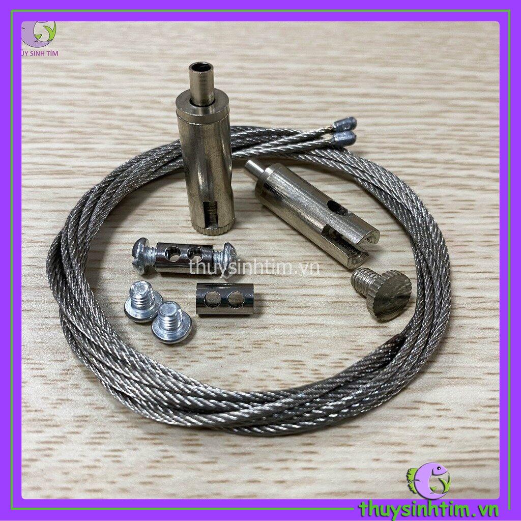 Bộ Dây Cáp & Ốc Siết Treo Đèn Thủy Sinh