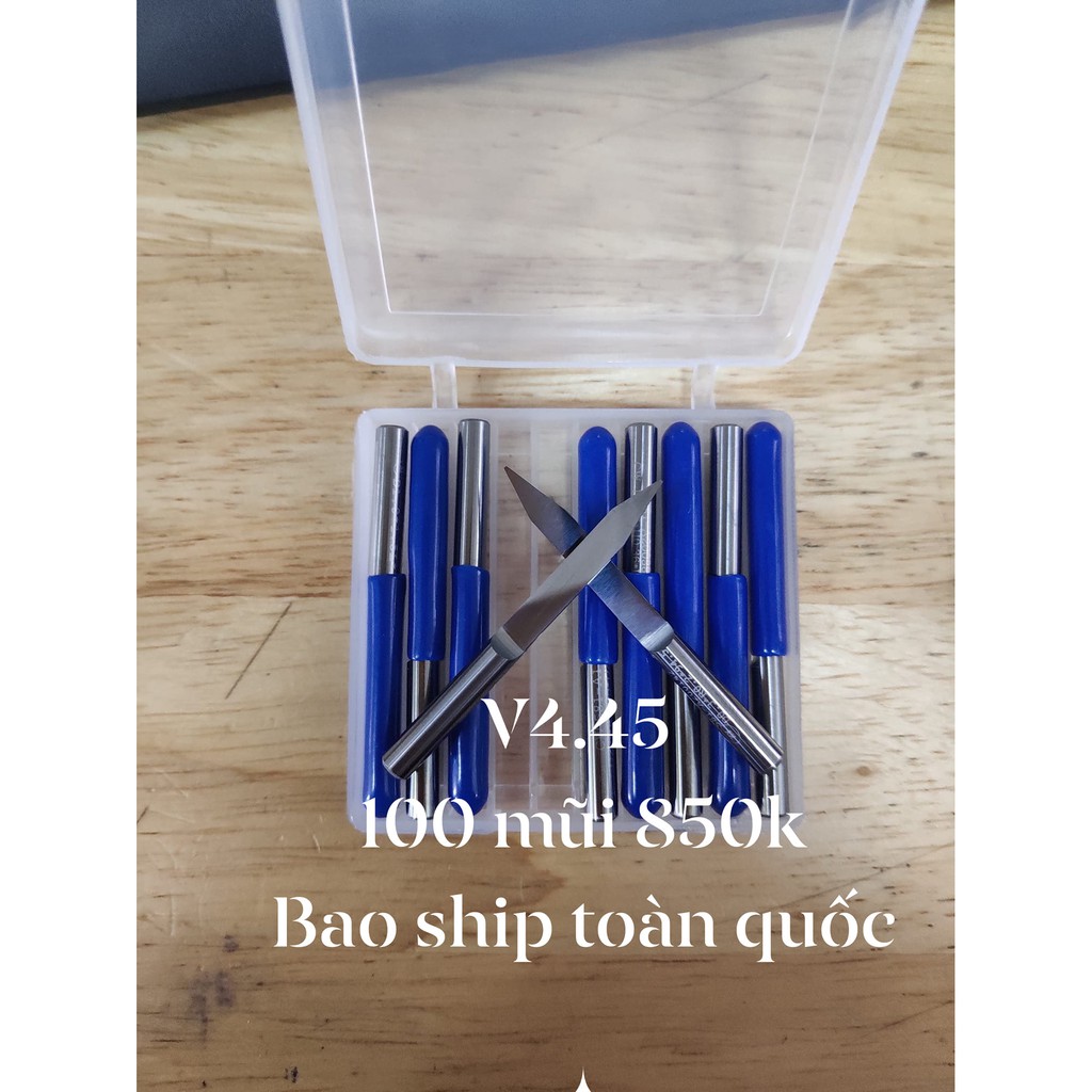 10 mũi đục máy cnc v 4*45
