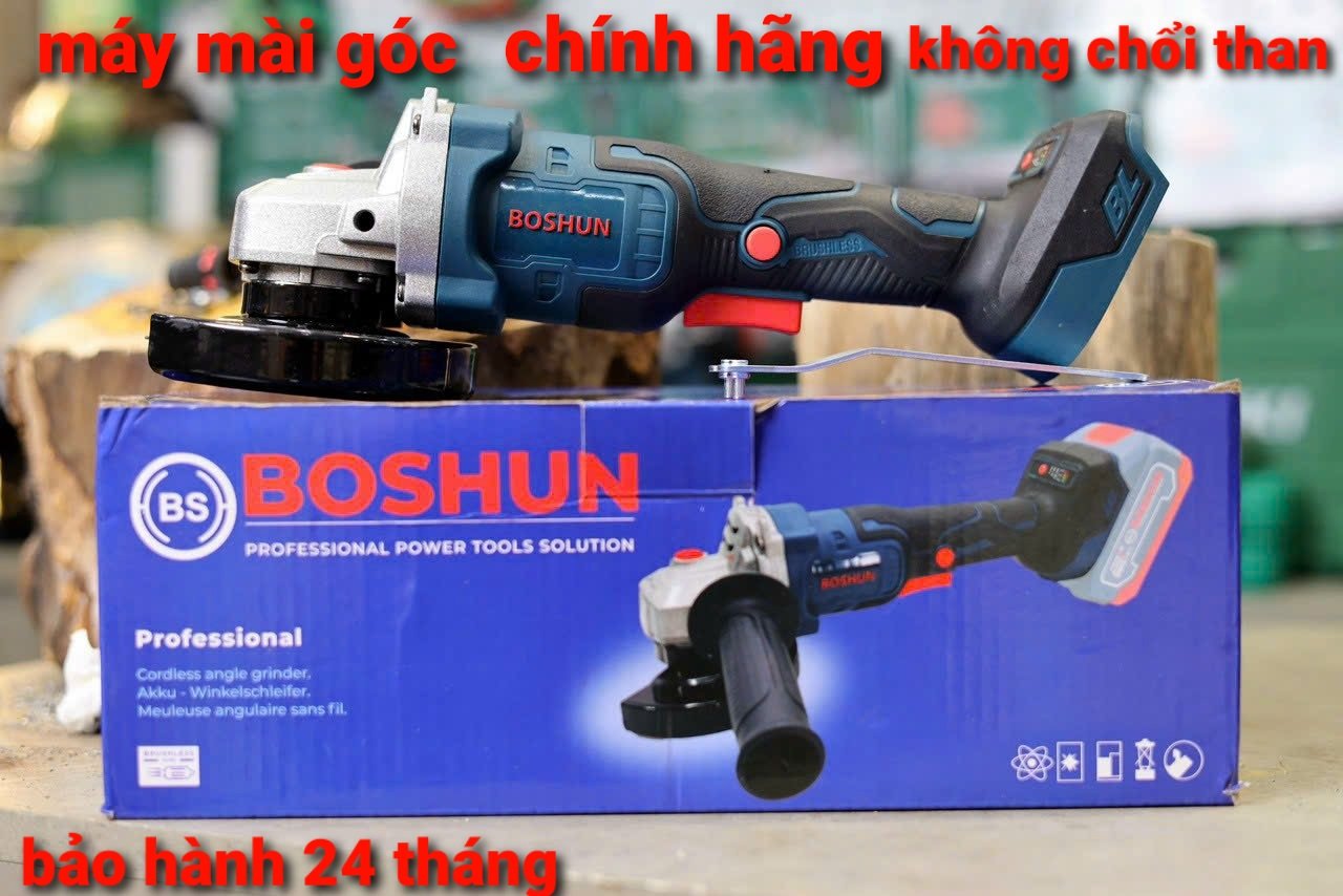 [ Chính Hãng ] MÁY MÀI  Cắt PIN BOSHUN, máy mài cắt đa năng, không chổi than  chân pin phổ thông  máy 2 pin 15cel bảo hành 24 tháng