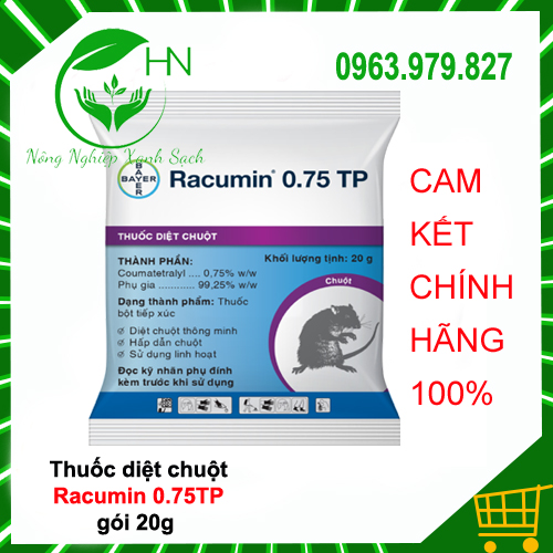 Thuốc diệt chuột Racumin 0.75TP - An toàn cho gia cầm và vật nuôi không