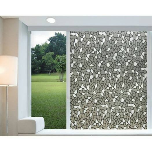 5 mét decal dán kính (giấy dán kính) khổ rộng 60cm mẫu sỏi đá màu