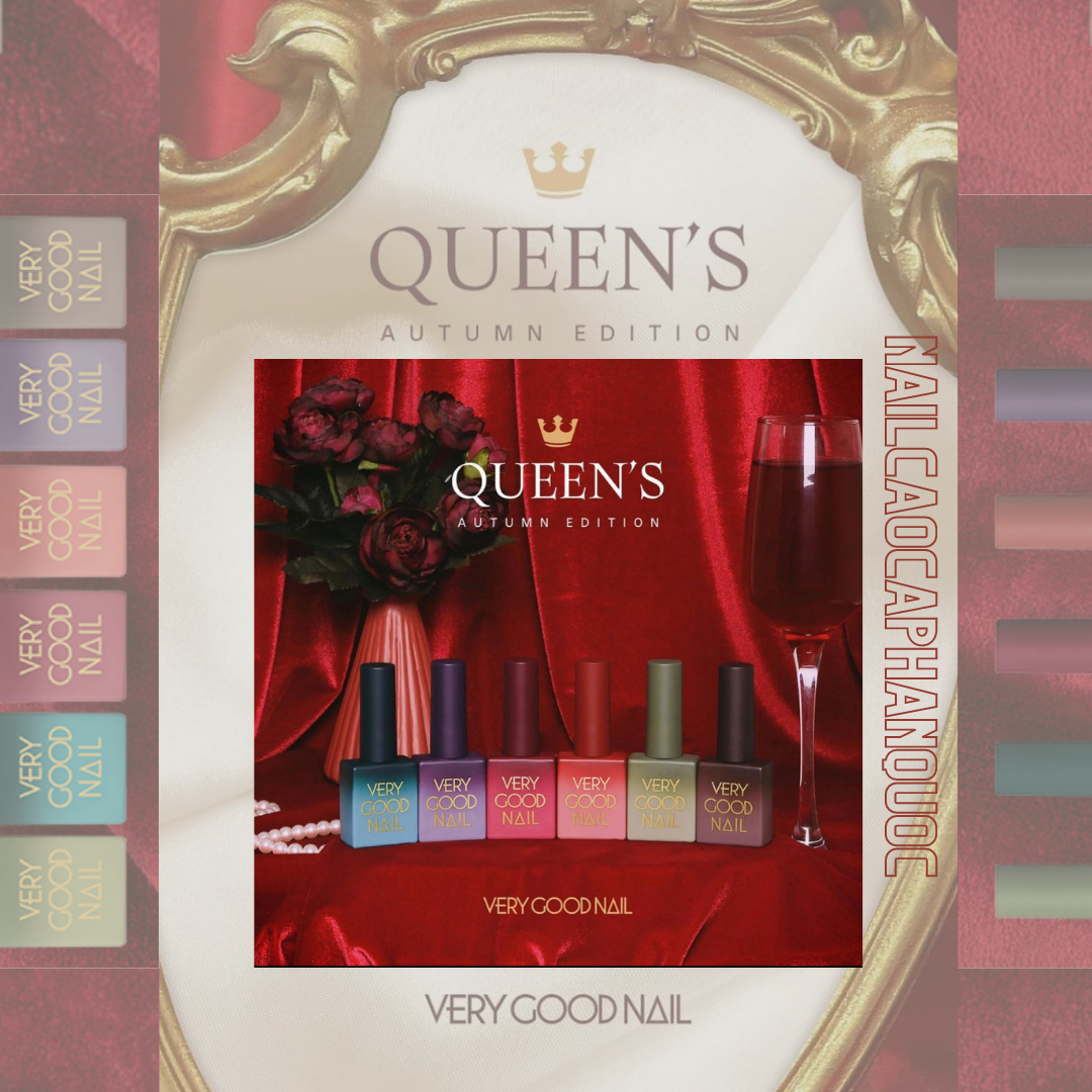 Sơn gel thạch siro cao cấp Hàn Quốc tách lẻ collection Autumn phiên bản Queen’s