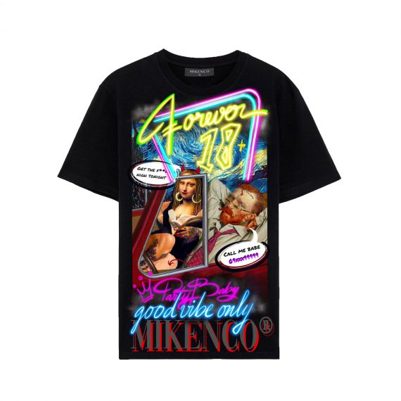 Áo t-shirt unisex mikenco vangogh ar technology