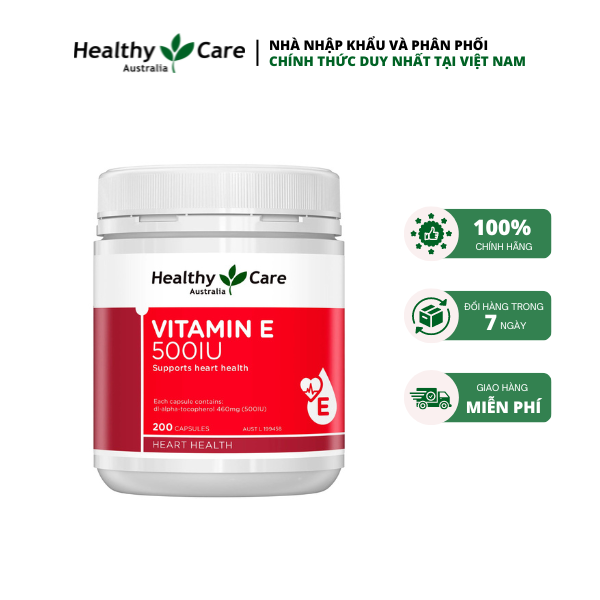 Healthy care vitamin E 500