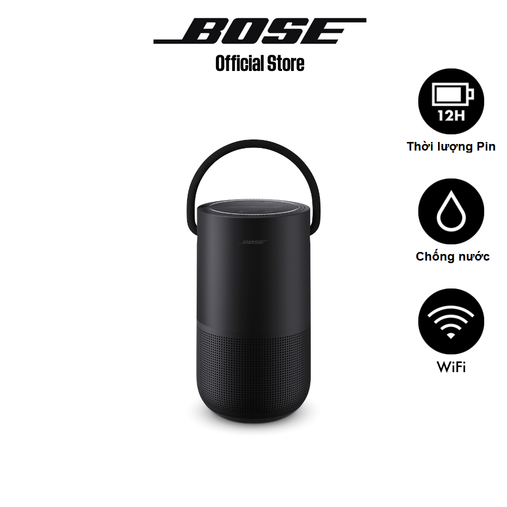 Bose Portable Smart Speaker [CHÍNH HÃNG | TRẢ GÓP 0%] Loa Thông Minh Bose Portable Home Speaker | Di Động | Kết Nối Wifi - Bluetooth - APPLE AirPlay 2 | Âm Thanh 360 | Chống Nước IPX4