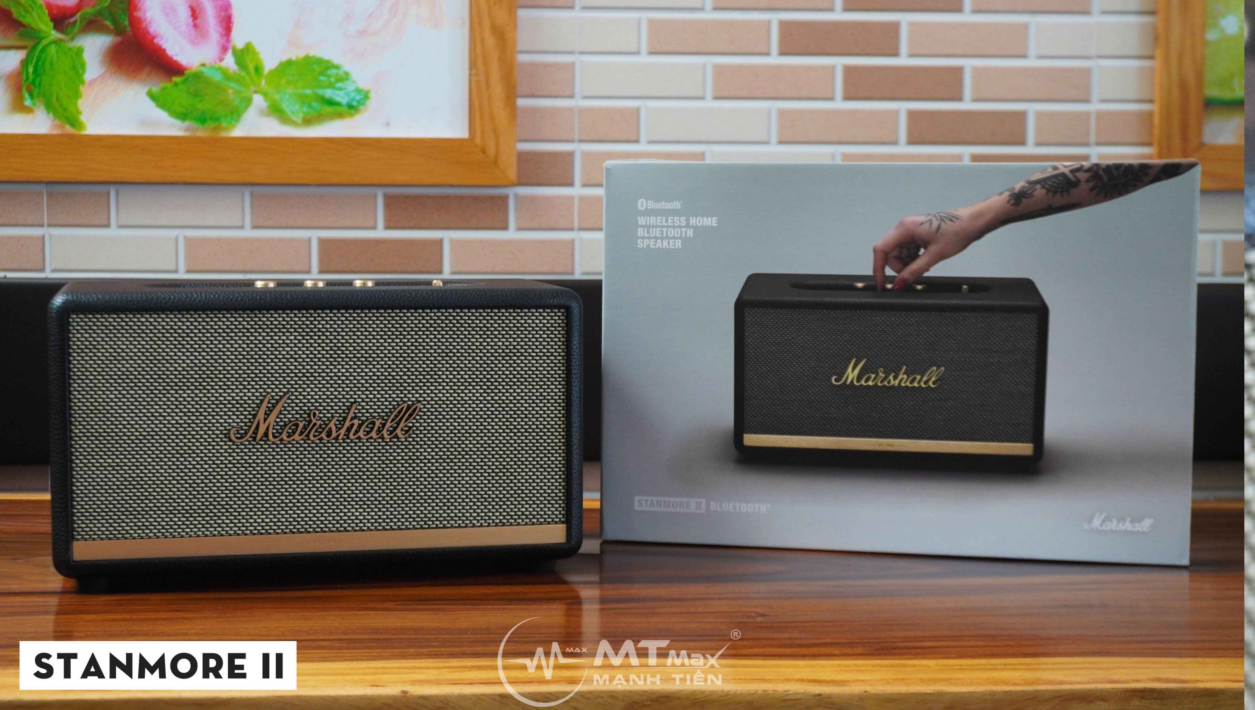 Loa Bluetooth Marshall Stanmore 2 công nghệ Bluetooth 5.0 aptX, tương thích với bất kỳ nguồn phát Bluetooth