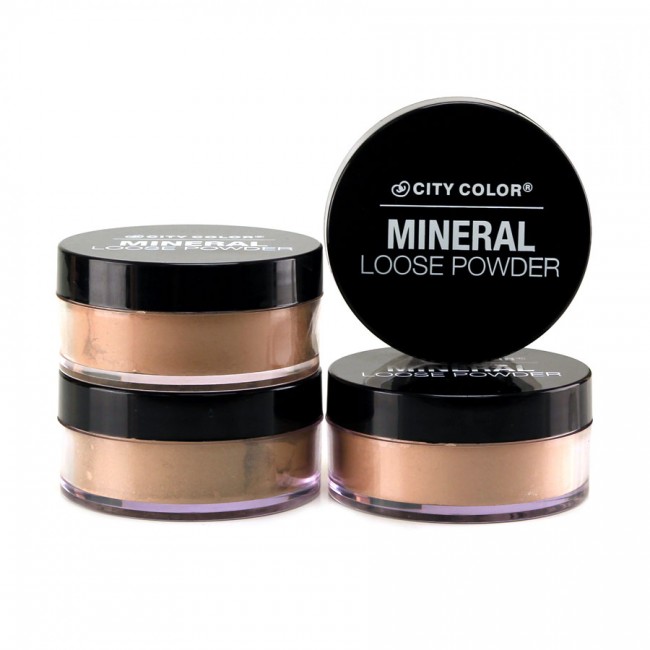 Phấn phủ dạng bột mineral loose powder city color _ màu natural
