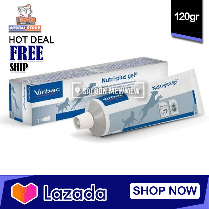 Gel dinh dưỡng nutri plus virbac cho thú cưng