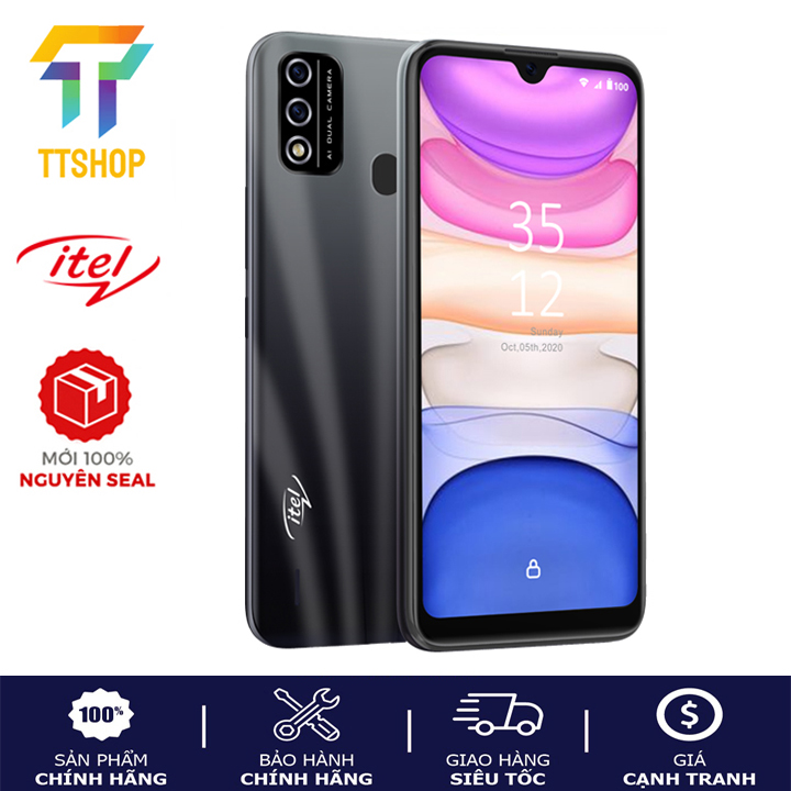 Điện thoại itel A48 2GB/32GB , 6.1" HD+ , Mới nguyên seal - Hàng Chính Hãng
